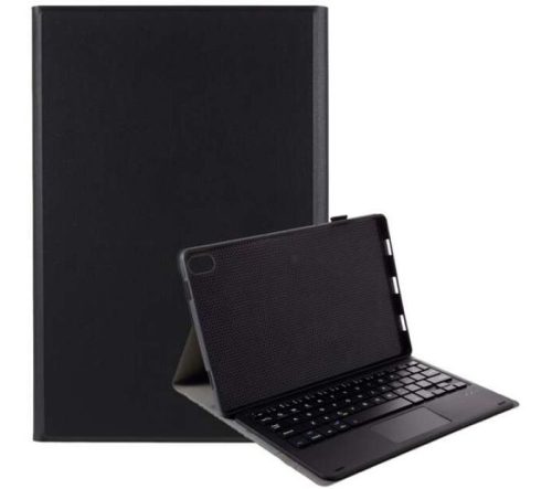  Gigapack tok álló, bőr hatású (FLIP, bluetooth billentyűzet, asztali tartó, QWERTY, angol nyelvű) FEKETE [Lenovo Tab P11 Plus (TB-J616F)] 