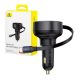  Baseus Enjoyment Pro autós töltő Lightning kábellel 60W fekete (C00057803111-00) 