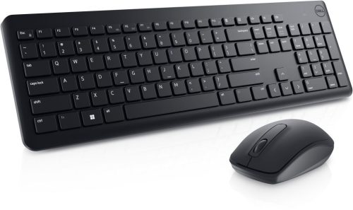  DELL KM3322W vezeték nélküli UK billentyűzet + egér fekete (580-AKGP) 