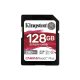  128GB SDXC Kingston Canvas React Plus CL10 UHS-II U3 V60 memóriakártya (SDR2V6/128GB) 