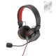  snakebyte HeadSet S Nintendo Switch gaming fejhallgató fekete-piros (SB913112) 
