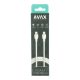  AVAX CB622 CREAMY+ USB-C kábel 1.5m fehér-rozéarany 
