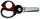  Fiskars gyermekolló 13cm katica (1004612) 