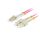  Lanberg Optikai patch kábel MM LC/UPC-SC/UPC duplex 1m LSZH OM4 50/125 3.0mm lila (FO-LUSU-MD41-0010-VT) 