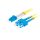  Lanberg Optikai patch kábel SM SC/UPC-LC/UPC duplex 0.5m LSZH G657A1 3.0mm sárga (FO-SULU-SD11-0005-YE) 