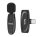  Hoco L15 USB-C csiptetős Bluetooth mikrofon fekete 