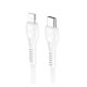  Hoco X37 USB-C - Lightning adat- és töltőkábel 1m fehér 