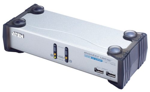  ATEN KVM Switch 2PC USB DVI + kábelkészlet (CS1762) 