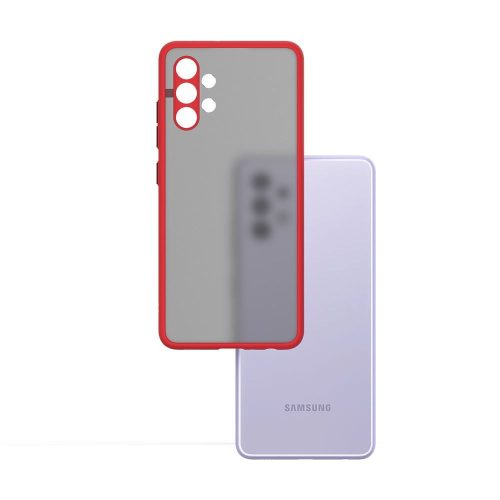  Cellect Samsung A35 5G műanyag tok piros-fekete (CEL-MATT-A35-5G-RBK) 