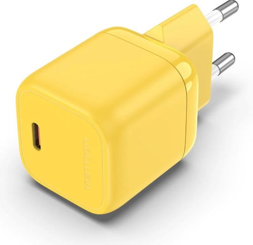  Vention USB-C hálózati töltő 30W sárga (FAKY0-EU) 
