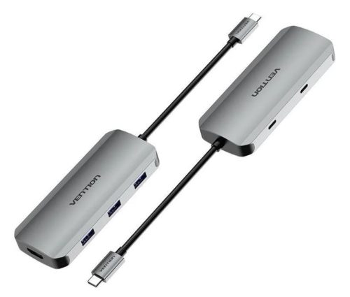  Vention USB-C -> HDMI/USB-C Gen 1/USB 3.0x3/PD dokkoló (TOFHB) 