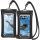  Spigen Aqua Shield A610 univerzális vízálló tok fekete 2db (AMP04527) 