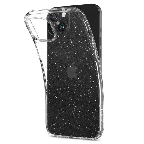  Spigen Liquid Crystal Glitter iPhone 15 tok átlátszó-csillámos (ACS06788) 