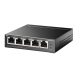  TP-Link TL-SG105MPE 10/100/1000Mbps 5 portos mini switch 