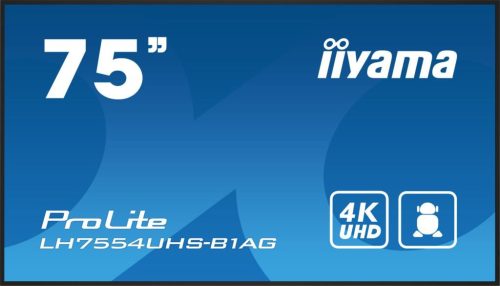  75" iiyama ProLite LH7554UHS-B1AG LED Display 
