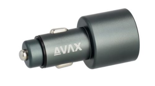  AVAX CC665B CARLY+ USB-A + USB-C (PD3.0) 83W autós töltő fekete 
