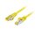  Lanberg CAT6A S/FTP LSZH kábel 0.5m sárga (PCF6A-10CU-0050-Y) 