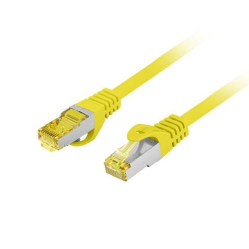  Lanberg CAT6A S/FTP LSZH kábel 0.5m sárga (PCF6A-10CU-0050-Y) 