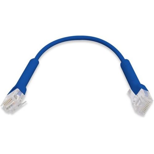  Ubiquiti UniFi patch kábel 0.3m kék (U-CABLE-PATCH-0.3M-RJ45-BL) 