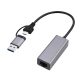  Gembird USB 3.1 + Type-C Gigabit hálózati adapter (A-USB3AC-LAN-01) 
