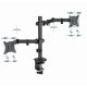  Gembird 2 monitor számára asztalra erősíthető tartó 17”-32” fekete (MA-D2-03) 