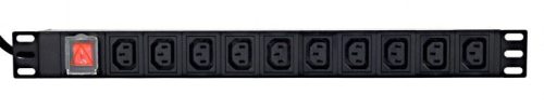  Gembird rackbe szerelhető 10xC13 dugalj 1U 16A elosztó 2m (EG-PDU-10C132C19) 