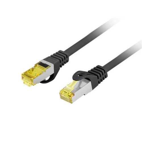  Lanberg CAT.6a S/FTP LSZH kábel 0.25m fekete (PCF6A-10CU-0025-BK) 