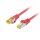  Lanberg CAT6A S/FTP LSZH kábel 0.5m piros (PCF6A-10CU-0050-R) 