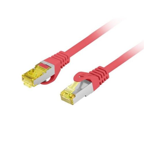  Lanberg CAT6A S/FTP LSZH kábel 0.5m piros (PCF6A-10CU-0050-R) 