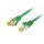  Lanberg CAT6A S/FTP LSZH kábel 0.5m zöld (PCF6A-10CU-0050-G) 