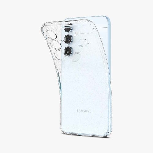  Spigen Liquid Crystal Glitter Galaxy A55 5G tok átlátszó csillámos (ACS07538) 