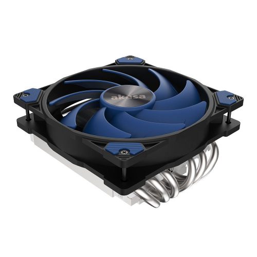  Akasa Alucia H6L univerzális processzor hűtő kék-fekete (AK-CC4024HP01) 
