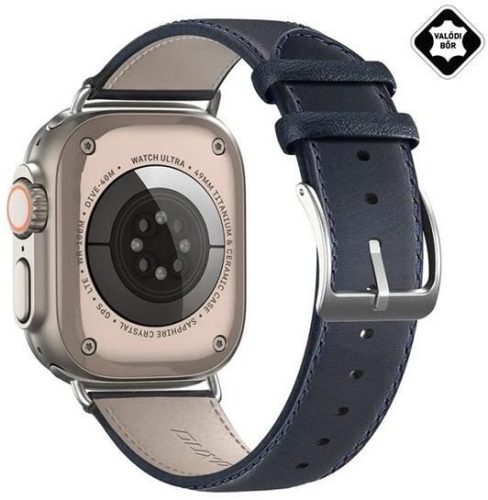  Dux Ducis Apple Watch Series 9 41mm pótszíj sötétkék (GP-149593) 