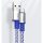  Recci RTC-N33M Micro USB - USB-A textil borítású adat- és töltőkábel 2m kék-ezüst 