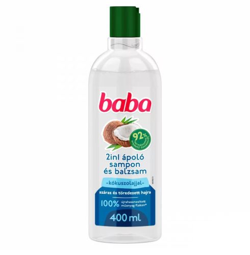  Baba 2in1 hajsampon 400ml kókuszolajjal (42720) 