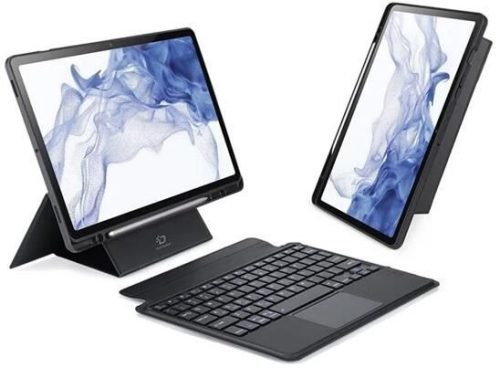  Dux Ducis Samsung Galaxy Tab S7 LTE 5G tok +  bluetooth angol billentyűzet (GP-154696) 