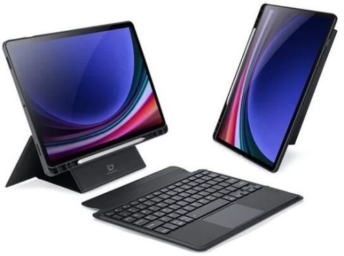  Dux Ducis Samsung Galaxy Tab S9 LTE tok + bluetooth angol billentyűzet (GP-154698) 