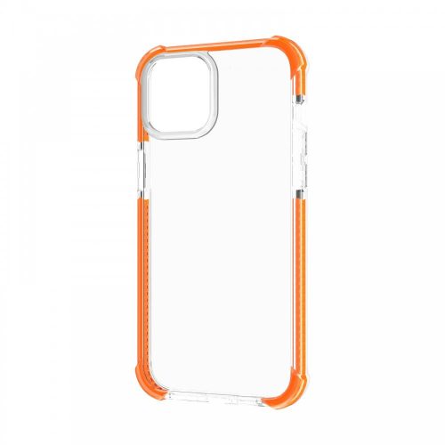  Cellect iPhone 14 ütésálló szilikon tok átlátszó-narancssárga (CEL-SCK-IPH1461-O) 