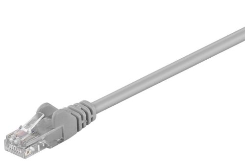  Goobay CAT5e UTP patch kábel 1m szürke (68342) 