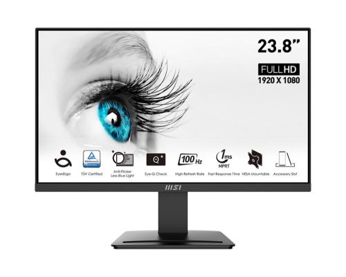  24" MSI PRO MP2412 LCD monitor fekete (9S6-3BA9CH-042) 