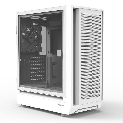  Zalman i6 White táp nélküli ablakos ház fehér 