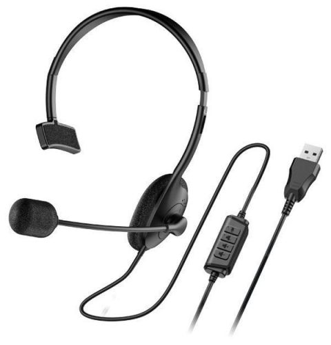  Genius HS-100U mikrofonos fejhallgató fekete (31710027400) 