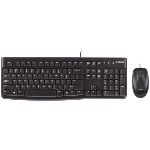  Logitech Desktop MK120 vezetékes billentyűzet + egér angol USB (920-002562) 
