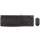  Logitech Desktop MK120 vezetékes billentyűzet + egér angol USB (920-002562) 