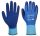  PORTWEST Liquid Pro tenyerén mártott latex védőkesztyű S-es méret kék (AP80B4RS) 