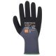  PORTWEST DermiFlex Ultra Plus nylon védőkesztyű L-es méret szürke-fekete (A353G8RL) 