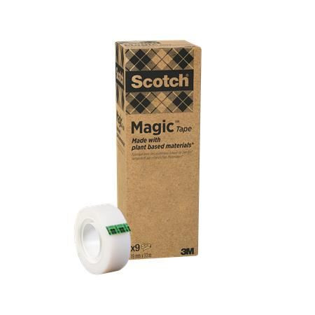  3M Scotch Magic Tape környezetbarát ragasztószalag 19mm x 33m áttetsző (7100044084) 