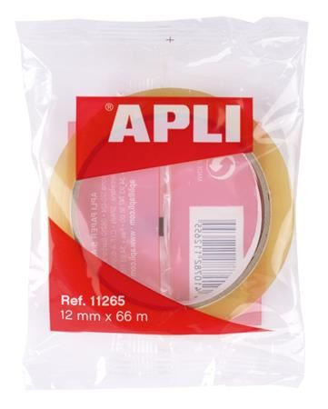  APLI Transparent ragasztószalag 12mm x 66m átlátszó (11265) 