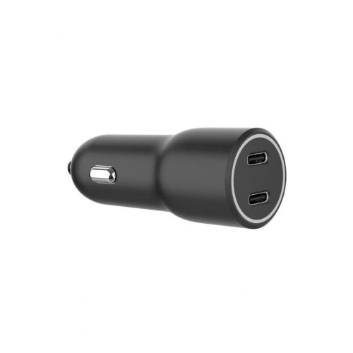  Gembird 2xUSB-C autós töltő 40W fekete (TA-UC-C2PD40-CAR-01) 