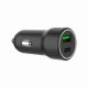  Gembird 1xUSB-A, 1xUSB-C autós töltő 20W fekete (TA-UC-A2PDQC20-CAR-01) 